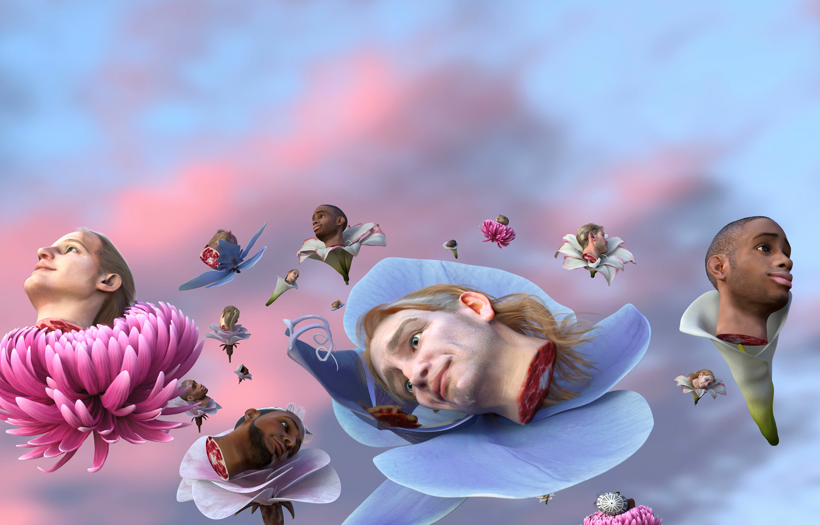 Turandot. Heads and Flowers 2